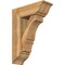 Ekena Millwork Balboa Traditional Rough Sawn Bracket w/ Offset Brace, Western Red Cedar, 8"W x 22"D x 30"H BKT0806X22X30BOA01RWR - alternate 1